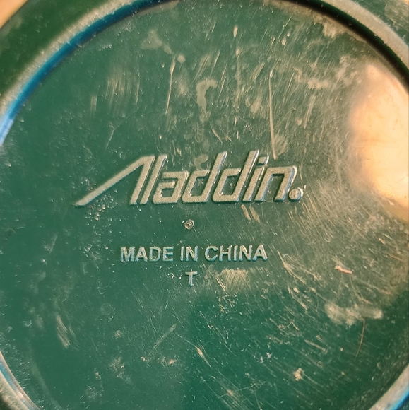 White and Green Insulated Mug Thermos soup 17 Oz. - Picture 6 of 7